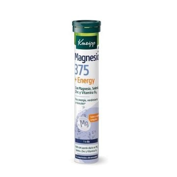 Kneipp Magnesio 375 +Energy Sabor Naranja 15 Comp Efervescentes