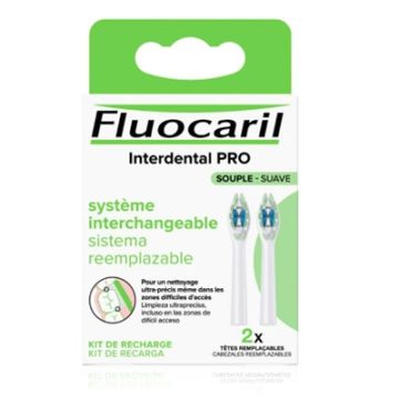 Fluocaril Interdental Pro Recambio Cepillo Suave 2 Uds