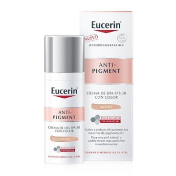 Eucerin Anti-Pigment Skin Crema Dia Color Spf30 Tono Medio 50ml