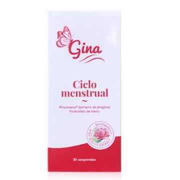 Gina Ciclo Menstrual Rhizomanol 30 Comprimidos