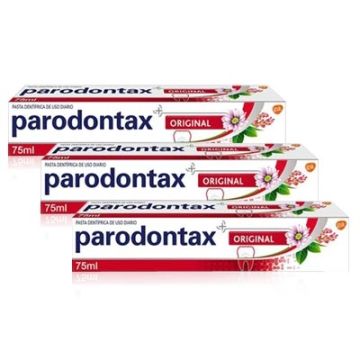 Parodontax Original Pasta Dental Menta y Jengibre Triplo 3x75ml