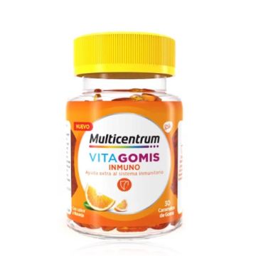 Multicentrum Vitagomis Inmuno Sabor Naranja 30 Uds