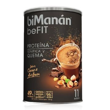 Bimanan Befit Batido Proteina Sabor Cacao y Avellana 330g