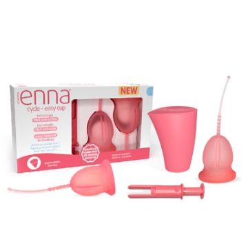 Enna Cycle Easy Copa Menstrual Talla S con Aplicador 2 Unidades