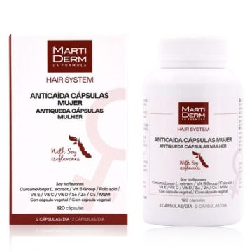 Martiderm Hair System Capsulas Mujer 120 Uds