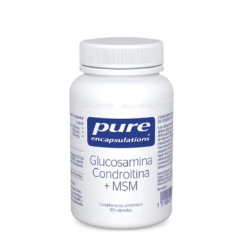 Pure Encapsulations Glucosamina Condroitina + MSM 60 Capsulas