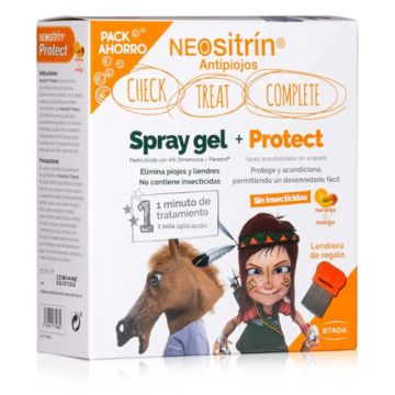 Neositrin Protect Acondicionador 100ml + Spray 60ml + Lendrera