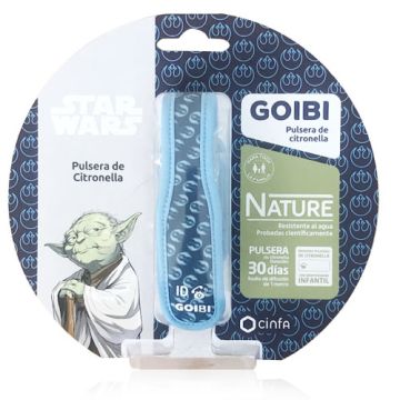 Goibi Star Wars Yoda Pulsera de Citronela Repelente Insectos