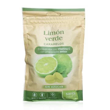 Sante Verte Caramelos Limon Verde Sin Azucar Bolsa 60gr 