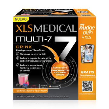 XLS Medical Multi7 Drink Sabor Frutos Rojos 60 Sobres