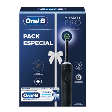 Oral-B Vitality Pro Cepillo Dental Electrico Negro + Pasta 75ml