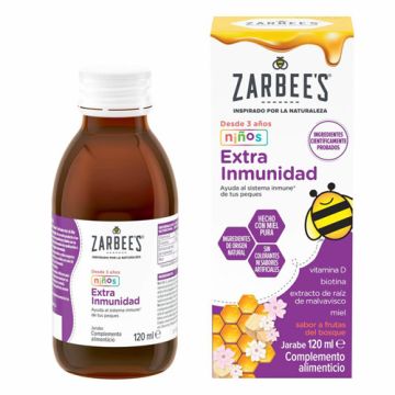 Zarbees Jarabe Natural Extra Inmunidad Infantil 120ml