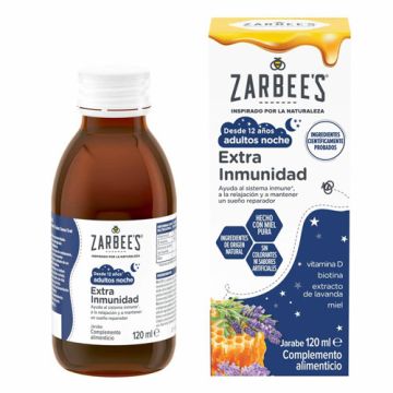 Zarbees Jarabe Natural Extra Inmunidad Adultos Noche 120ml