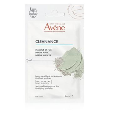 Avene Cleanance Mascarilla Detox 2x6ml