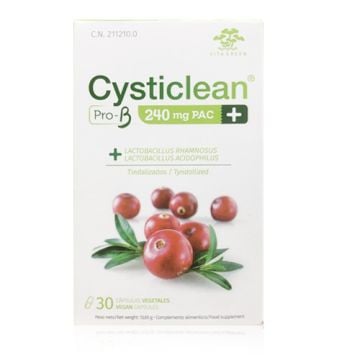 Cysticlean Pro-B 240mg PAC+ 30 Caps Vegetales 