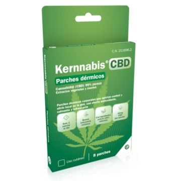 Kernnabis CBD Parches Dermicos 8 Uds