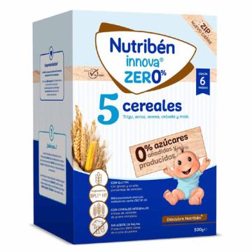 Nutriben Innova Zero 5 Cereales 6m+ 500gr