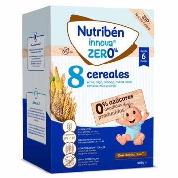 Nutriben Innova Zero 8 Cereales 6 m+ 500gr