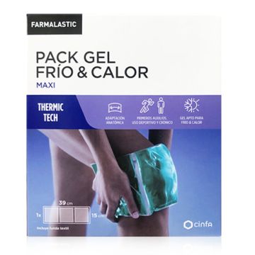 Farmalastic Pack Gel Frio y Calor Thermic Tech Maxi 39cm x 15cm