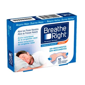 Breathe Right Tira Nasal T- Gde 10 Uds
