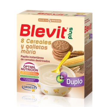 Blevit Plus 8 Cereales Galleta Maria Duplo 2x300gr