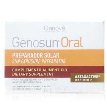 Genove Genosun Oral Preparador Solar 30 Comp