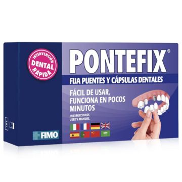 Fimo Pontefix Fija Puentes y Capsulas Dentales