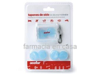 Acofar Tapones oído silicona moldeables 6 uds
