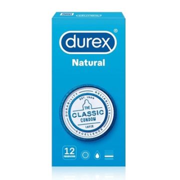 Durex Preservativo Natural 12 Uds