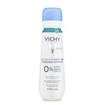 Vichy Desodorante Mineral 48H Tolerancia Optima Spray 100ml