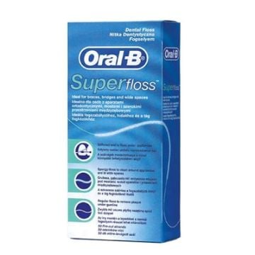 Oral-B Superfloss Seda Dental 50m