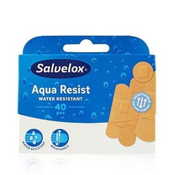 Salvelox Aqua Resist Apositos Plastico 40 Uds