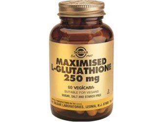 Solgar L-glutation maximizado 250 mg 60 cápsulas vegetales