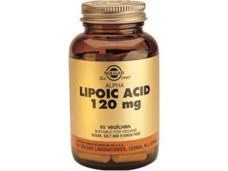 Solgar Ácido alfa lipoico 120 mg. 60 cápsulas vegetales
