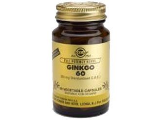 Solgar Ginkgo 60. 60 cápsulas vegetales