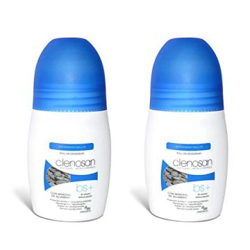 Clenosan Desodorante Roll-On Mineral de Alumbre Duplo 2x75ml