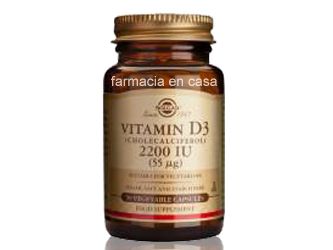 Solgar Vitamina d3 2200ui (55mcg) colecal.100 caps vegetales