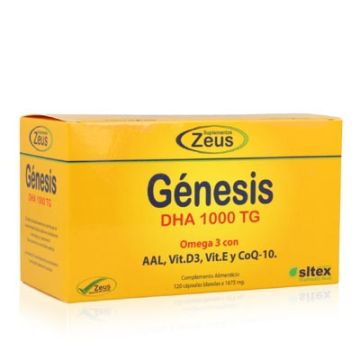Zeus Genesis DHA 1000 TG Omega 3 120 Capsulas