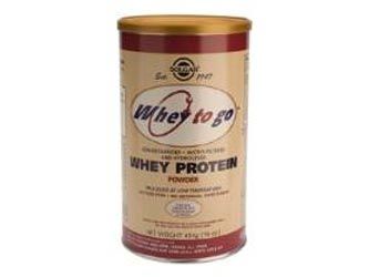 Solgar Whey to go proteína suero polvo (chocolate) 454 grs