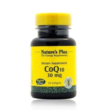 Natures Plus Coenzyme Q10 30mg Antioxidante 30 Perlas