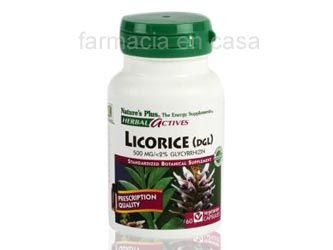 Natures Plus Licorice Regaliz 500mg Antioxidante 60 Capsulas