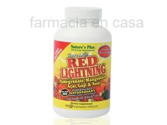 Natures Plus Red Lightning Antioxidante 180 Capsulas