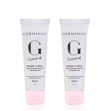 Germinal Essential Crema Manos y Uñas Spf15 Duplo 2x50ml