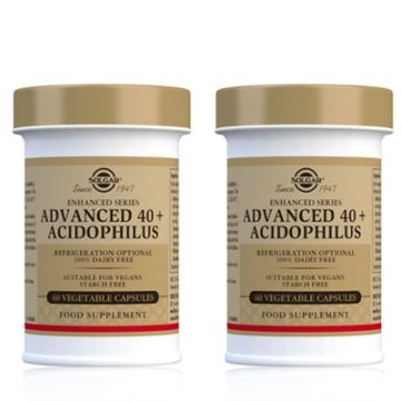 Solgar 40 Plus Acidophilus Avanzado (No Lacteo).120 Cap Veg