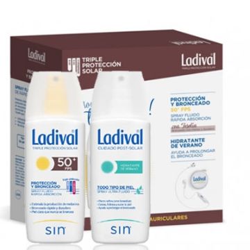 Ladival Spray Fluido Spf50+ 150ml + Hidratante Verano Spray 150ml
