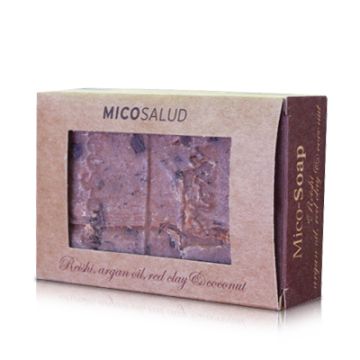 Hifas da Terra Mico-soap reishi arcilla roja-argan jabón 2x75gr