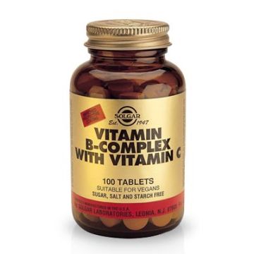 Solgar B-complex con vitamina c 100 comp.