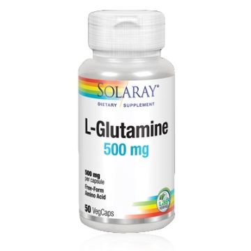 Solaray L- Glutamina 50 Capsulas Vegetales
