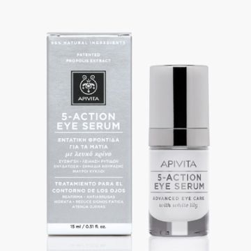 Apivita Serum Natural Ojos 5 Acciónes Antiarrugas 15ml