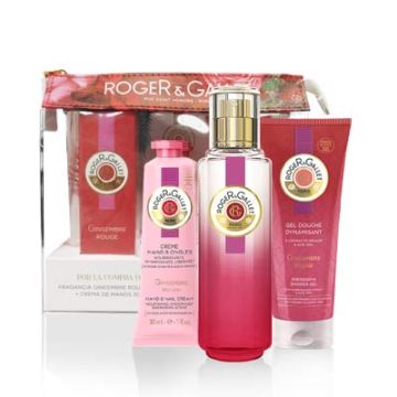Roger Gallet Gingembre rouge perfume 30ml +cr manos 30ml+gel 50ml